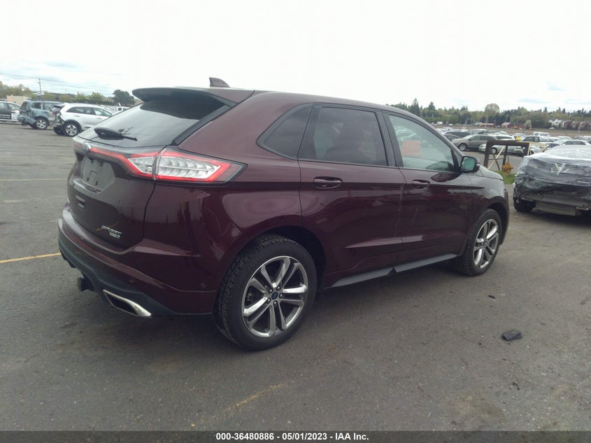 VIN 2FMPK4AP1HBB38096 2017 FORD EDGE SPORT