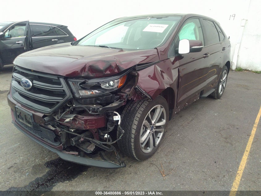 VIN 2FMPK4AP1HBB38096 2017 FORD EDGE SPORT
