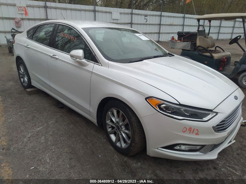 2017 FORD FUSION SE - 3FA6P0HD3HR291687