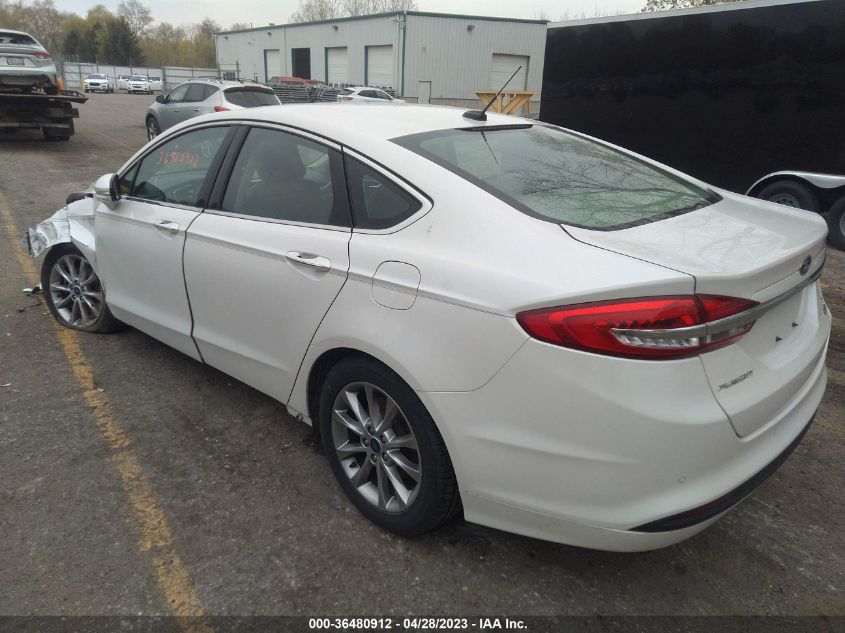 2017 FORD FUSION SE - 3FA6P0HD3HR291687