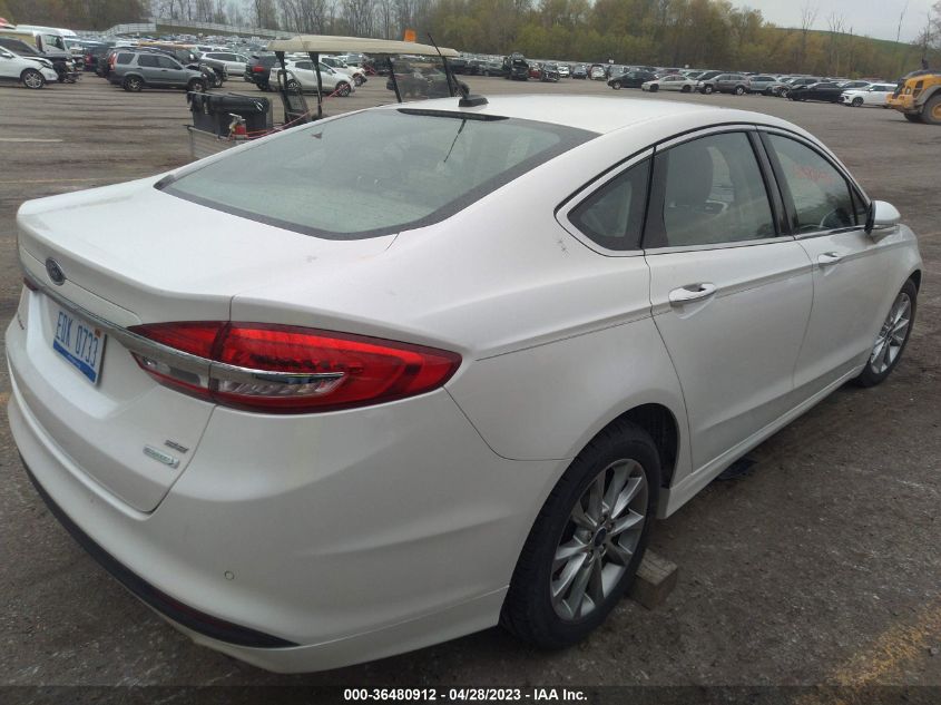 2017 FORD FUSION SE - 3FA6P0HD3HR291687