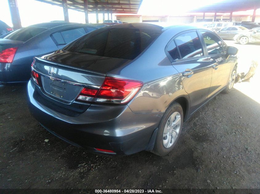 2014 HONDA CIVIC SEDAN LX - 19XFB2F54EE086141