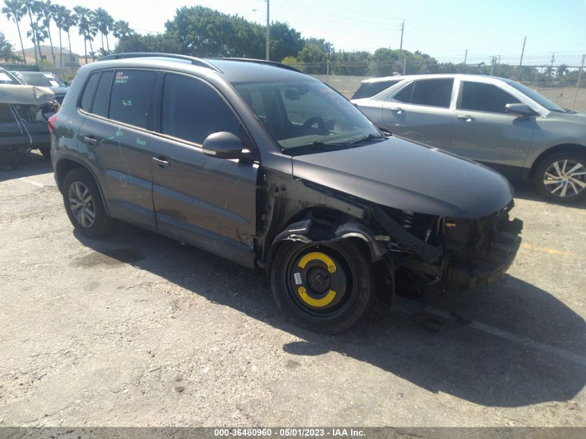 2016 VOLKSWAGEN TIGUAN S - WVGAV7AXXGW583075