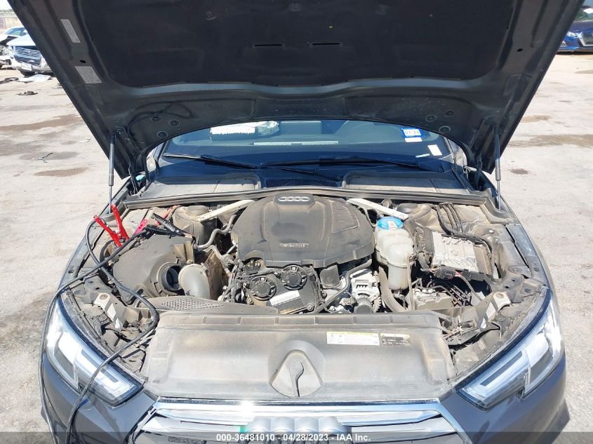 2018 AUDI A4 PREMIUM PLUS - WAUENAF48JN018786