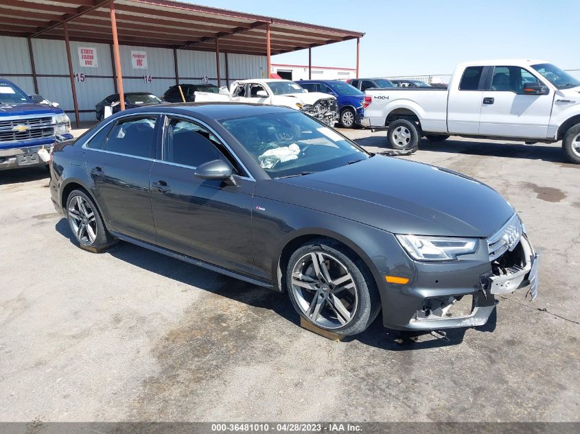 2018 AUDI A4 PREMIUM PLUS - WAUENAF48JN018786