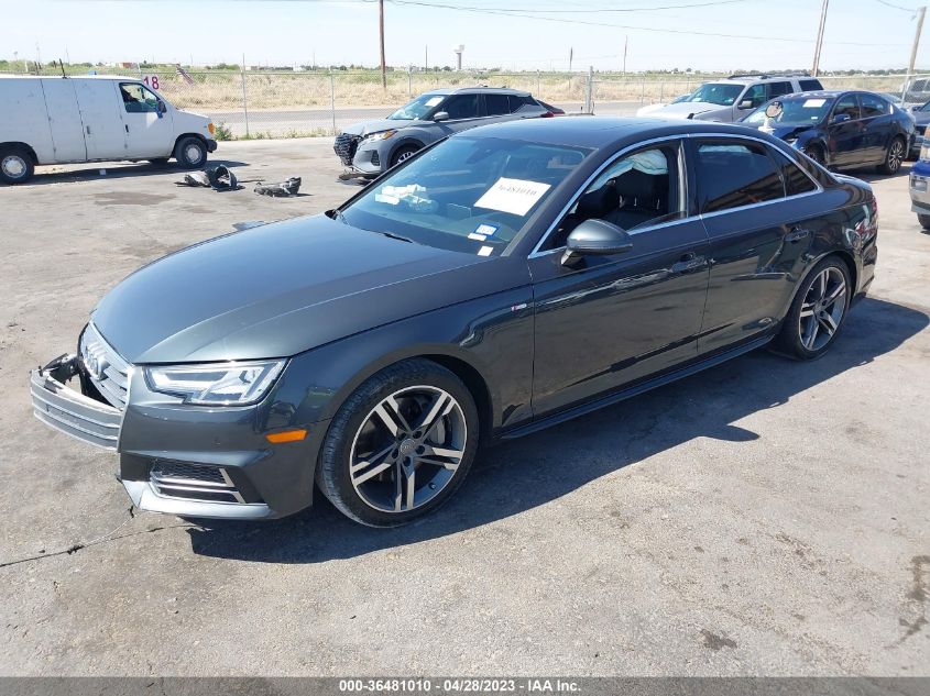 2018 AUDI A4 PREMIUM PLUS - WAUENAF48JN018786