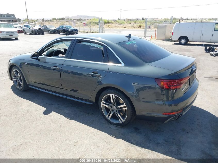 2018 AUDI A4 PREMIUM PLUS - WAUENAF48JN018786