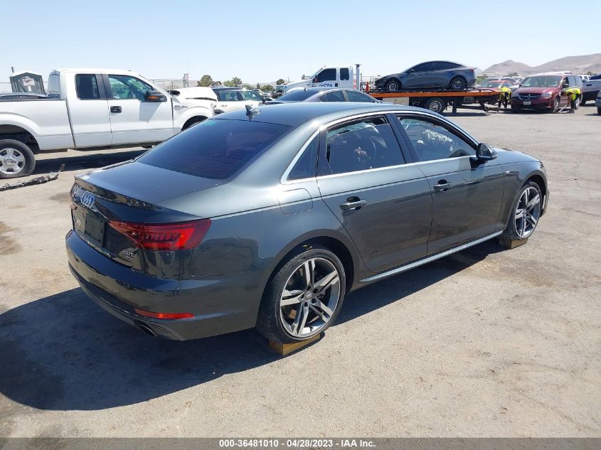 2018 AUDI A4 PREMIUM PLUS - WAUENAF48JN018786
