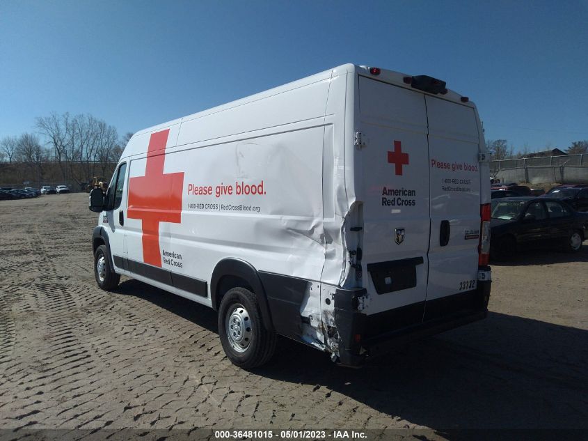 2022 RAM PROMASTER CARGO VAN - 3C6MRVJG0NE125795
