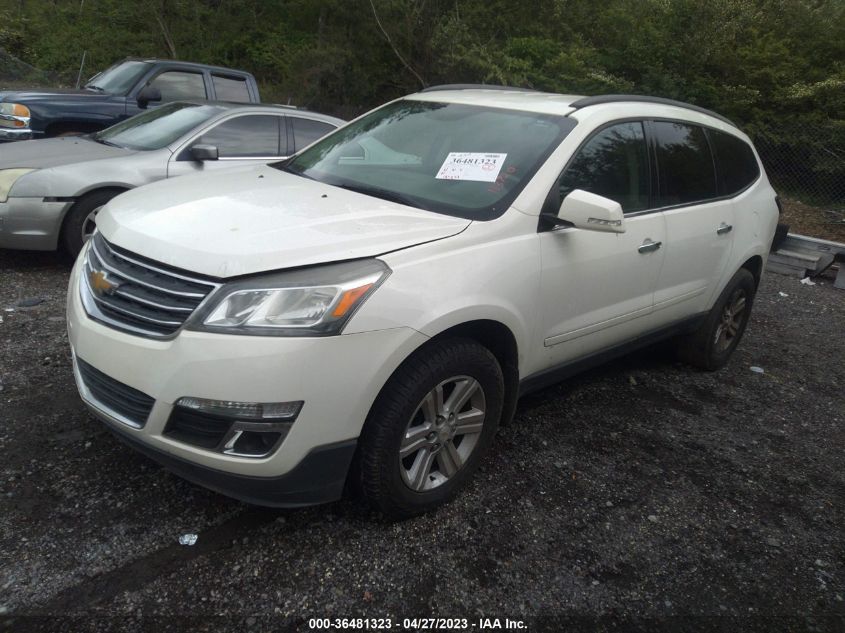 2014 CHEVROLET TRAVERSE LT - 1GNKRHKD8EJ113720