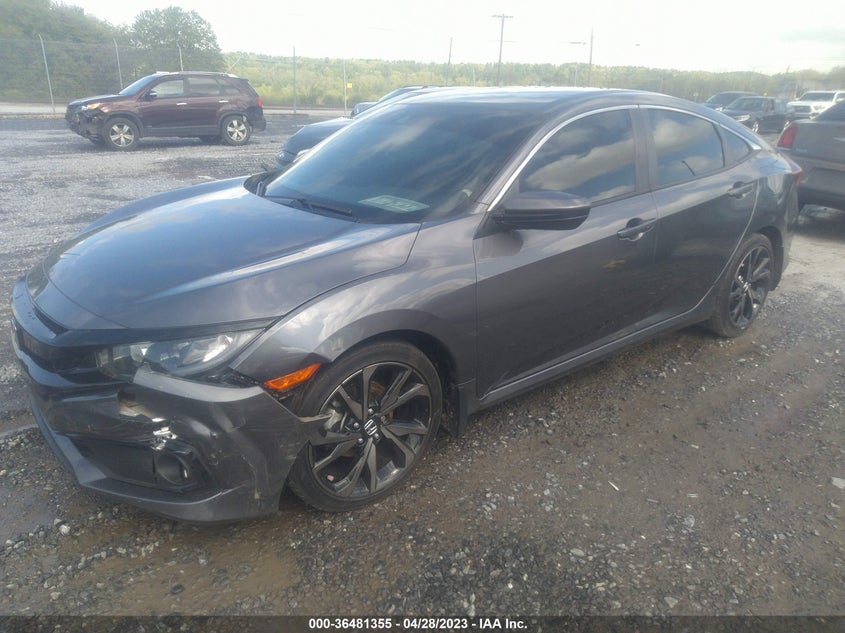 VIN 2HGFC2F87MH551216 2021 HONDA CIVIC SEDAN SPORT