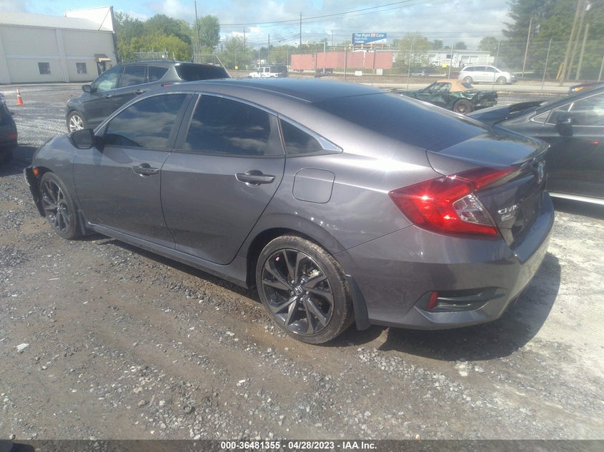 VIN 2HGFC2F87MH551216 2021 HONDA CIVIC SEDAN SPORT