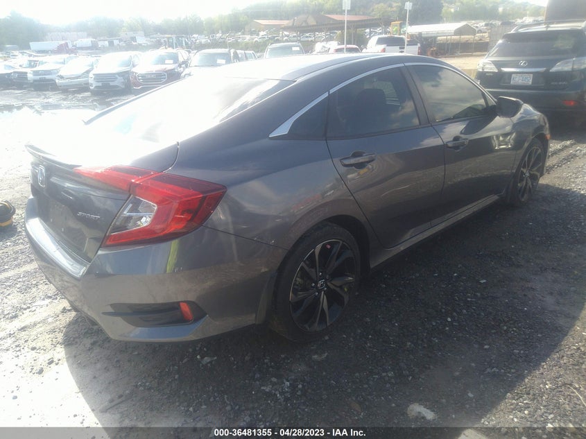 VIN 2HGFC2F87MH551216 2021 HONDA CIVIC SEDAN SPORT