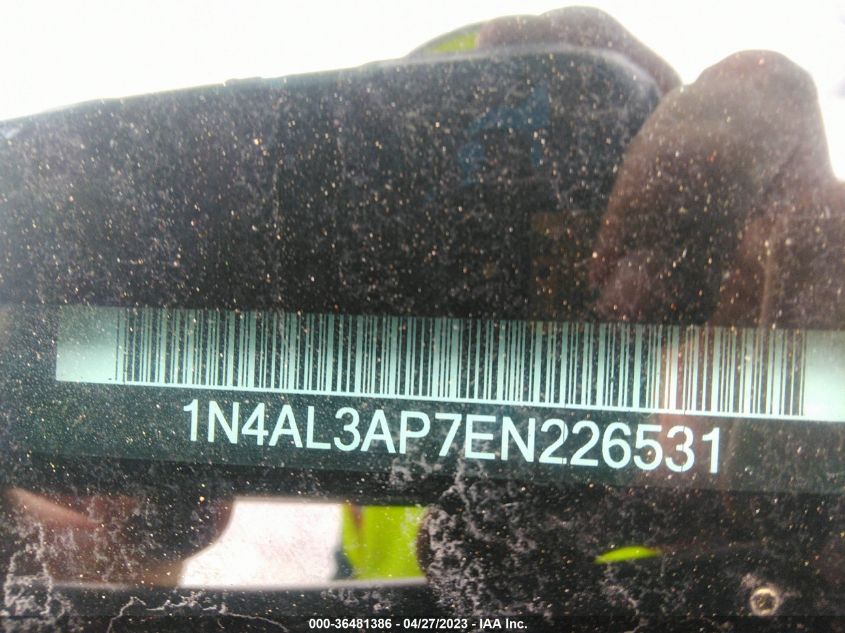2014 NISSAN ALTIMA 2.5 S - 1N4AL3AP7EN226531