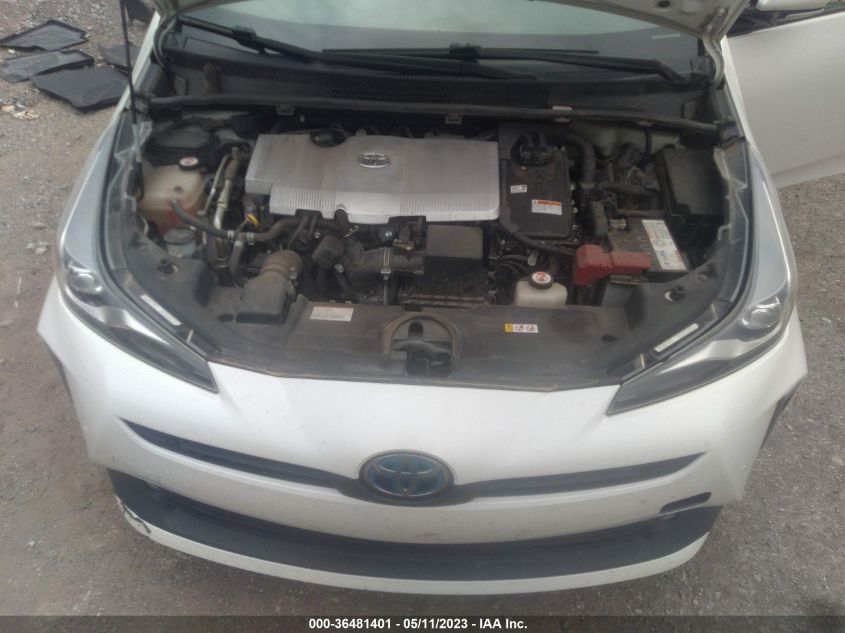 2019 TOYOTA PRIUS LE/XLE - JTDL9RFU2K3012749