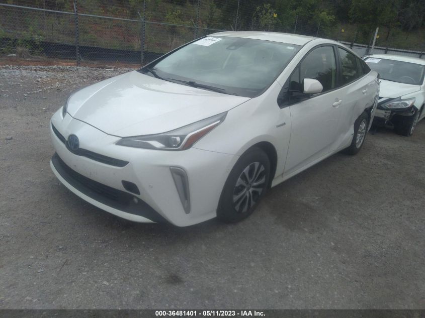 2019 TOYOTA PRIUS LE/XLE - JTDL9RFU2K3012749