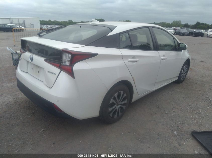 2019 TOYOTA PRIUS LE/XLE - JTDL9RFU2K3012749