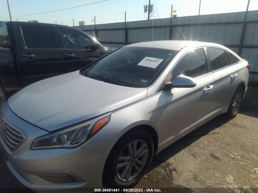 2015 HYUNDAI SONATA 2.4L SE - 5NPE24AFXFH058039