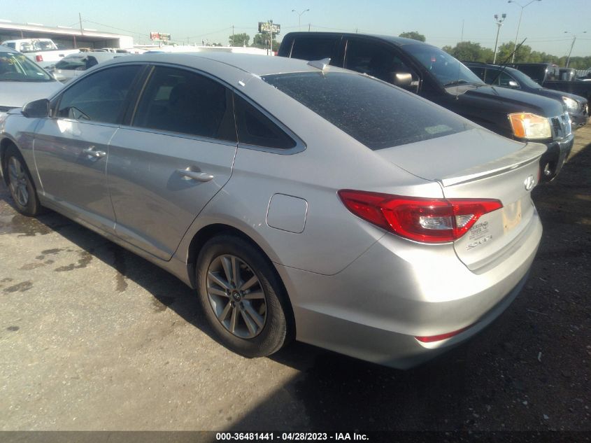 2015 HYUNDAI SONATA 2.4L SE - 5NPE24AFXFH058039