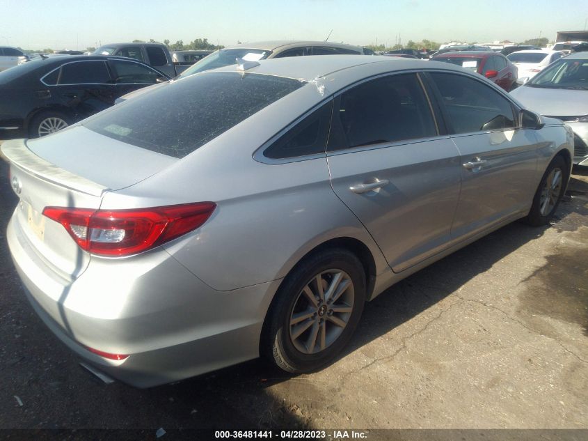 2015 HYUNDAI SONATA 2.4L SE - 5NPE24AFXFH058039