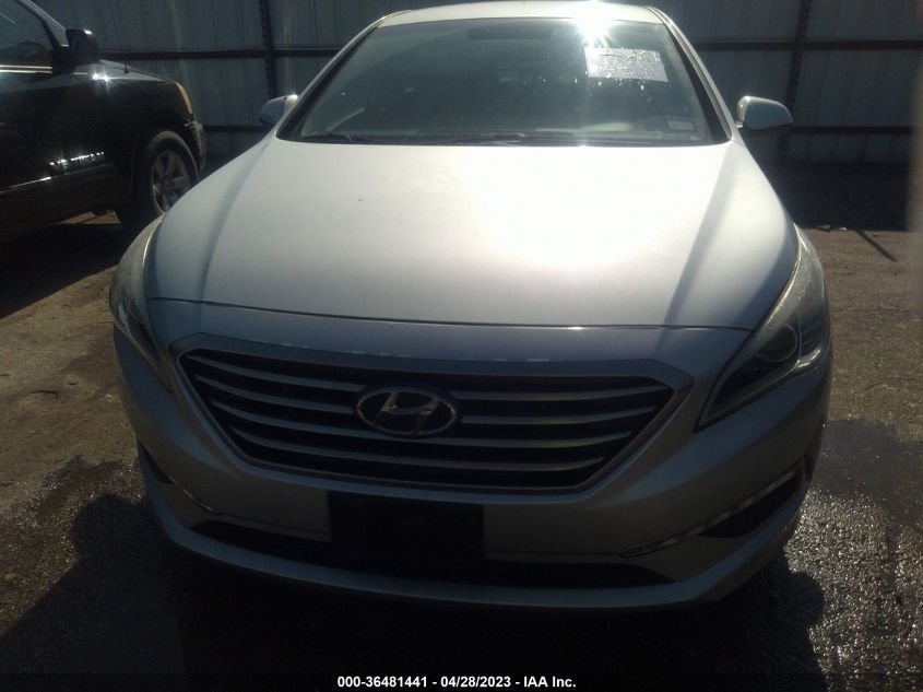 2015 HYUNDAI SONATA 2.4L SE - 5NPE24AFXFH058039