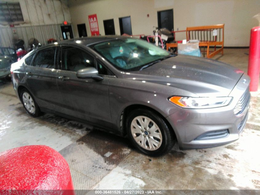 2013 FORD FUSION S - 3FA6P0G71DR317662