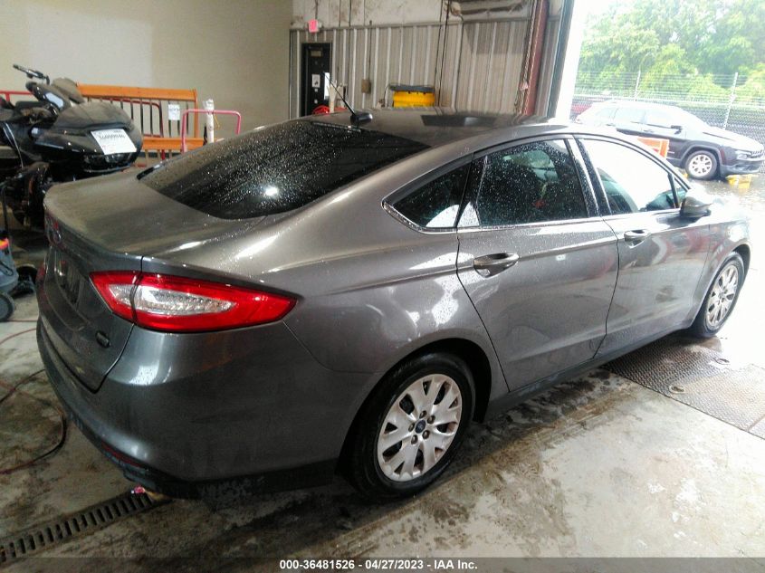 2013 FORD FUSION S - 3FA6P0G71DR317662