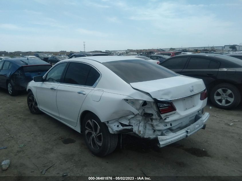 2017 HONDA ACCORD SEDAN LX - 1HGCR2F37HA102225