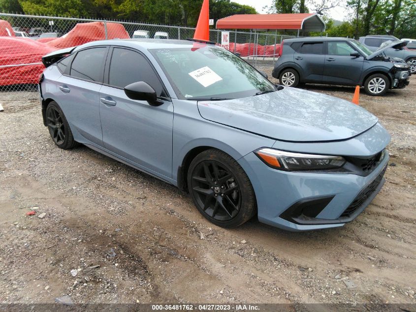 2022 HONDA CIVIC HATCHBACK SPORT - 19XFL2H85NE024719