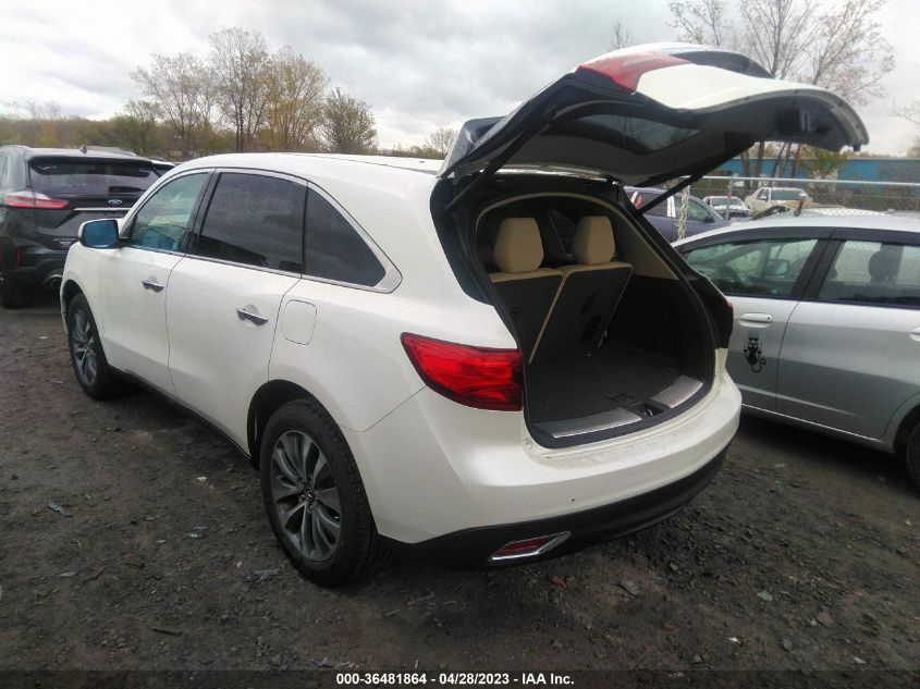 2016 ACURA MDX W/TECH/W/TECH - 5FRYD4H4XGB062649