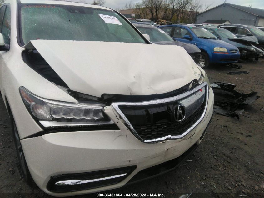 2016 ACURA MDX W/TECH/W/TECH - 5FRYD4H4XGB062649