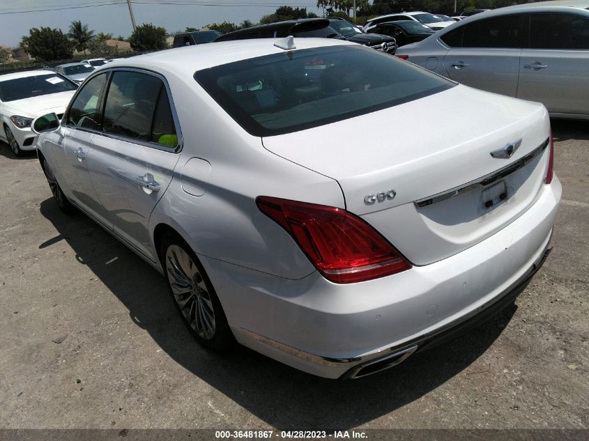 2019 GENESIS G90 5.0L ULTIMATE KMTF54JH9KU064249