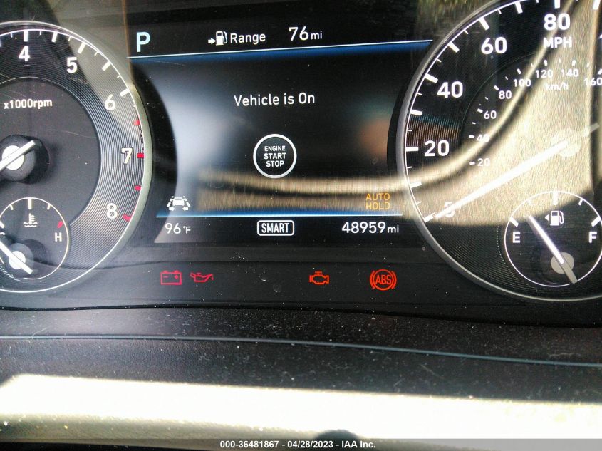 2019 GENESIS G90 5.0L ULTIMATE KMTF54JH9KU064249