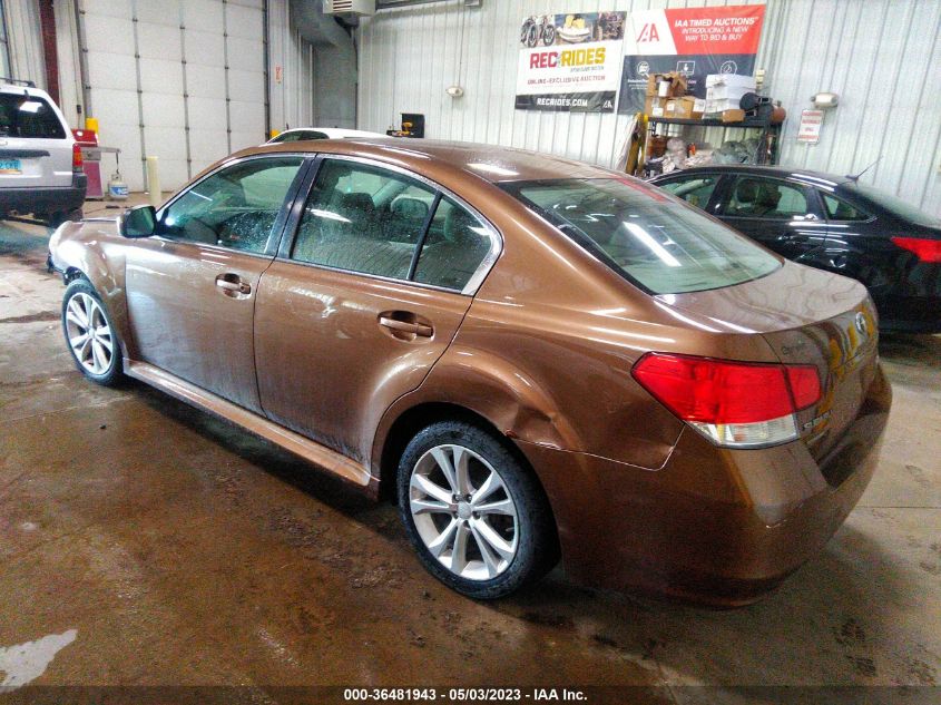 2013 SUBARU LEGACY 2.5I PREMIUM - 4S3BMBB66D3022180