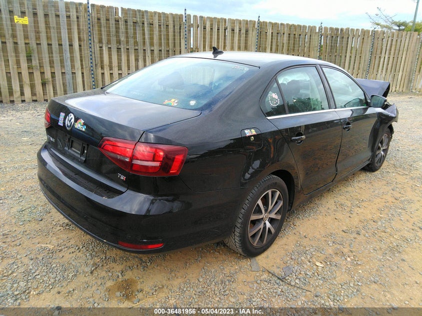 VIN 3VWDB7AJ0HM208588 2017 VOLKSWAGEN JETTA 1.4T SE