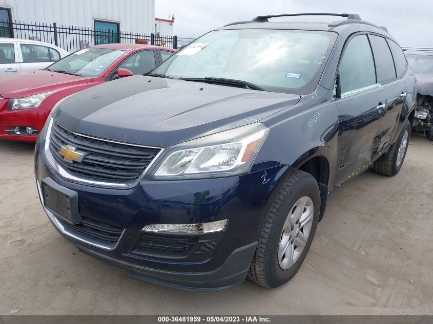 2015 CHEVROLET TRAVERSE LS - 1GNKRFED1FJ363544