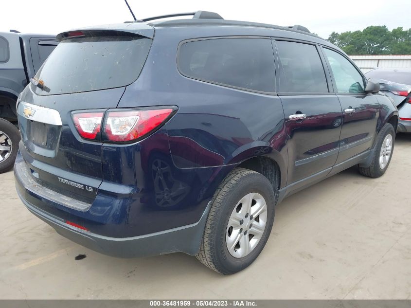 2015 CHEVROLET TRAVERSE LS - 1GNKRFED1FJ363544
