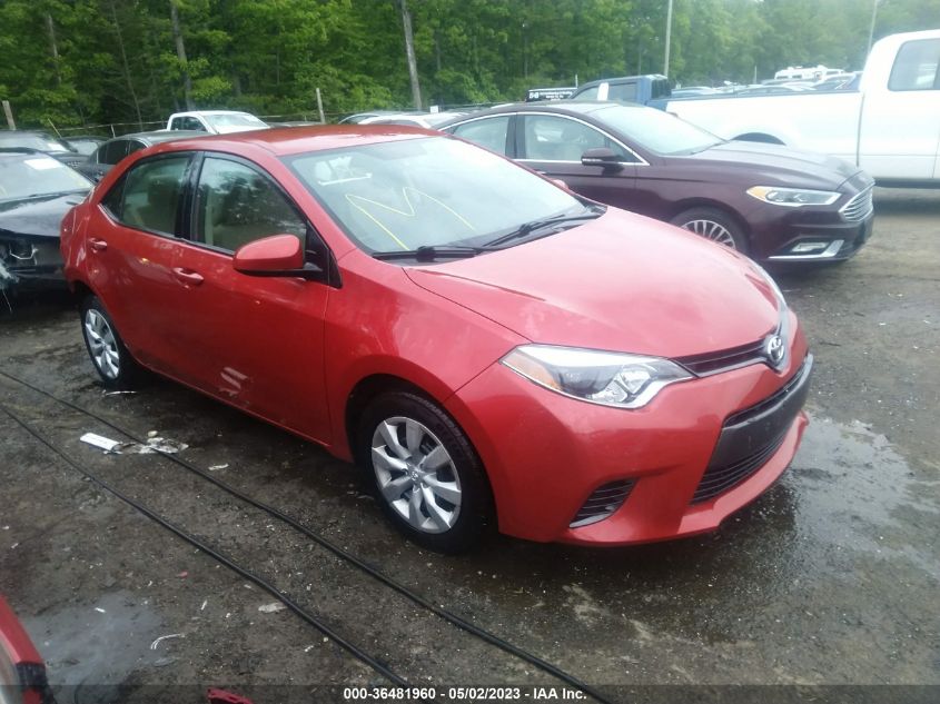 2015 TOYOTA COROLLA L/LE/S/S PLUS/LE PLUS - 2T1BURHE0FC462249