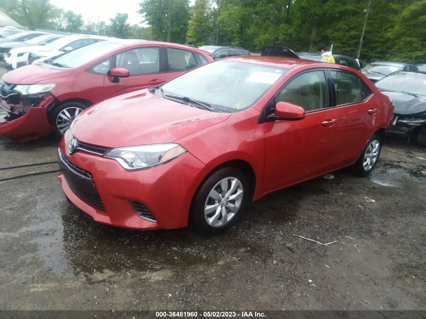 2015 TOYOTA COROLLA L/LE/S/S PLUS/LE PLUS - 2T1BURHE0FC462249