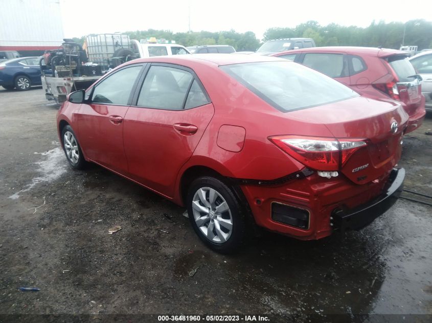 2015 TOYOTA COROLLA L/LE/S/S PLUS/LE PLUS - 2T1BURHE0FC462249