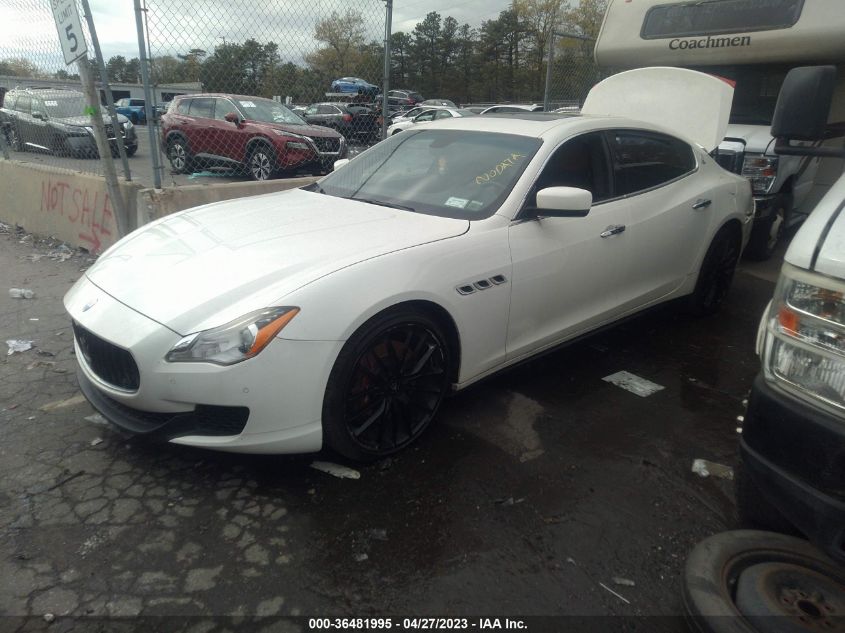 2014 MASERATI QUATTROPORTE GTS ZAM56PPA2E1084668