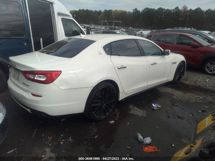 2014 MASERATI QUATTROPORTE GTS ZAM56PPA2E1084668