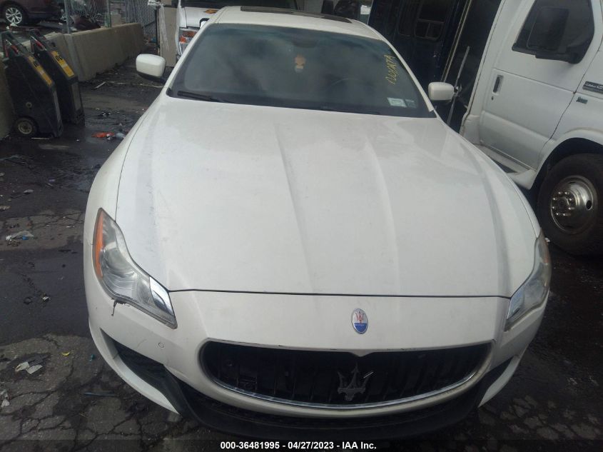 2014 MASERATI QUATTROPORTE GTS ZAM56PPA2E1084668