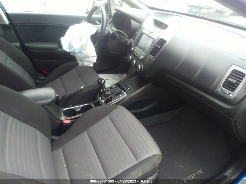 VIN 3KPFL4A71HE078522 2017 KIA FORTE S