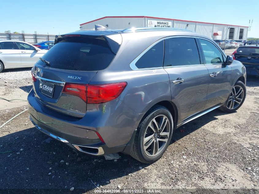 2017 ACURA MDX W/ADVANCE PKG - 5FRYD4H84HB028632