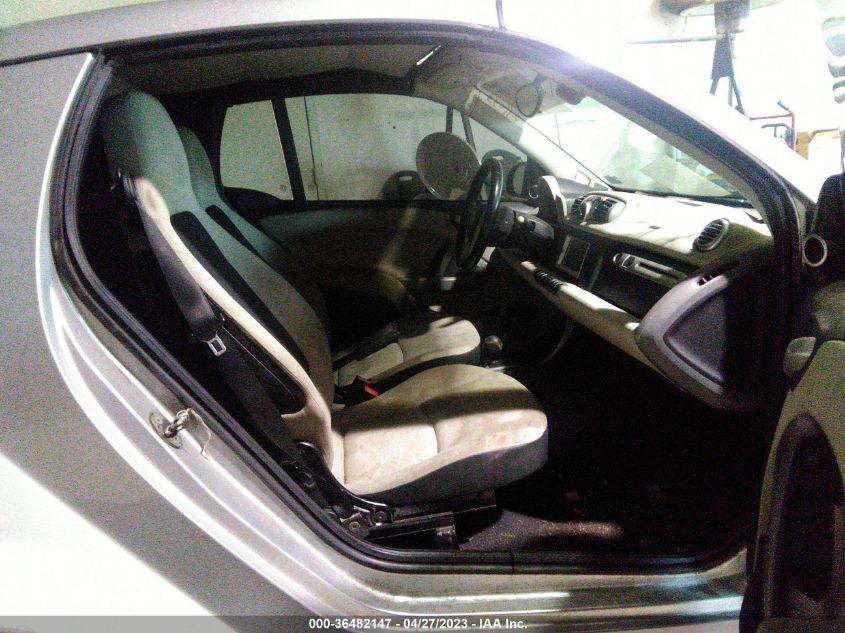 2013 SMART FORTWO PASSION WMEEK3BA1DK591944