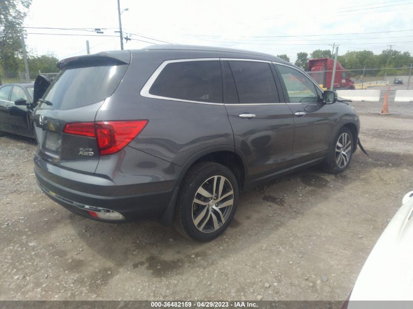 2017 HONDA PILOT ELITE - 5FNYF6H0XHB082972