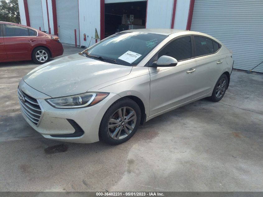 2017 HYUNDAI ELANTRA SE - KMHD84LF3HU191124