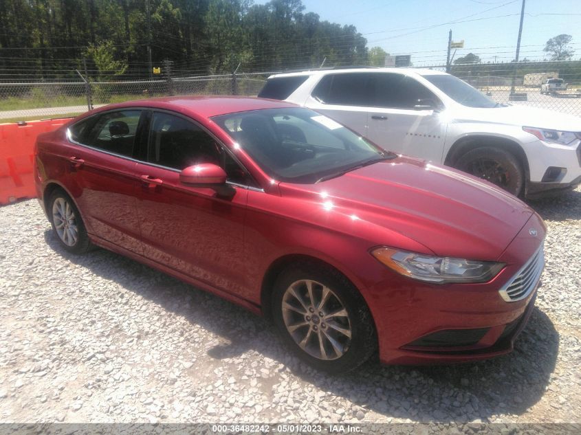 2017 FORD FUSION SE - 3FA6P0HD1HR289940