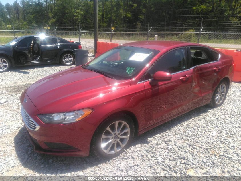 2017 FORD FUSION SE - 3FA6P0HD1HR289940